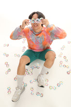 Load image into Gallery viewer, Sunset Paradise Tie-Dye Raglan Sweater